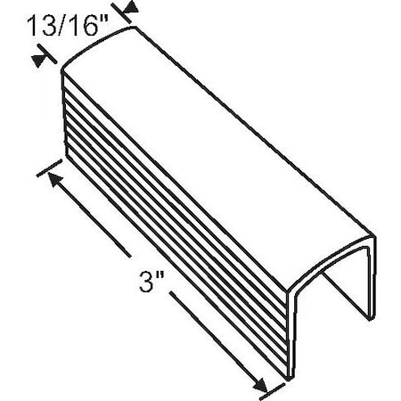 Strybuc White 3in Sash Stop 85-768